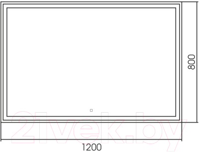 Зеркало Abber See AG6115SL-1.2