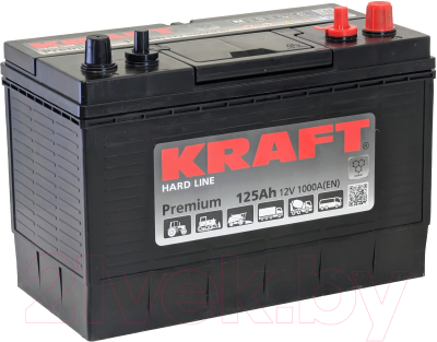 Автомобильный аккумулятор KrafT Premium 125 R / 31A-950