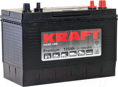 Автомобильный аккумулятор KrafT Premium 125 R / 31A-950