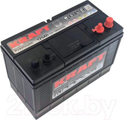 Автомобильный аккумулятор KrafT Premium 125 R / 31A-950