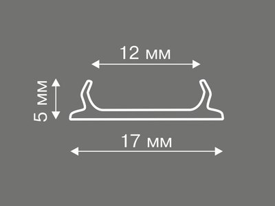 Профиль для светодиодной ленты Rico Technical 2500мм