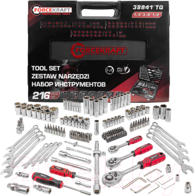Универсальный набор инструментов ForceKraft FK-38841 TQ - фото