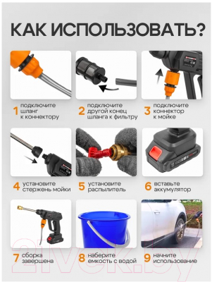 Мойка высокого давления ForceKraft FK-PG001