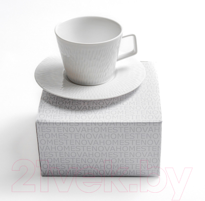 Чашка с блюдцем Stenova Home Onega 61412131