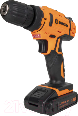 Аккумуляторная дрель-шуруповерт Вихрь ДА-К16/2А (900/72/14/58) - фото