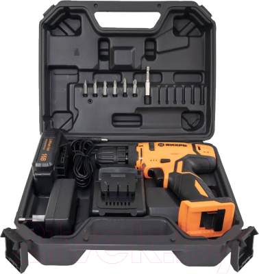 Аккумуляторная дрель-шуруповерт Вихрь ДА-К16/2А (900/72/14/58)