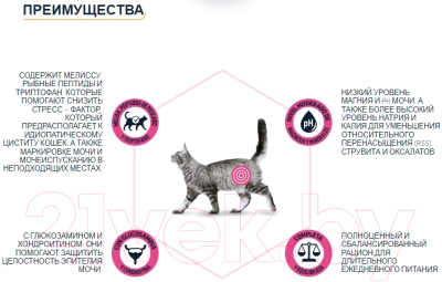 Сухой корм для кошек Advance VetDiet Urinary Stress