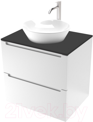 Тумба под умывальник ЗОВ Дион 60 / D60LWP0M9003MKV5-LDSPG - фото
