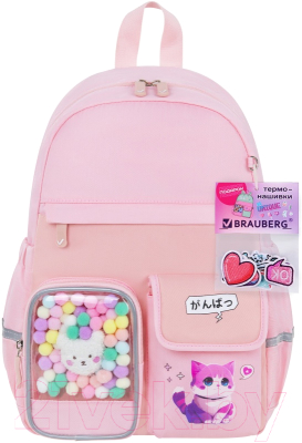 Рюкзак Brauberg Pastel. Anime Kitten / 272065