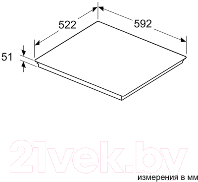 Индукционная варочная панель Bosch PVQ61RHB1E