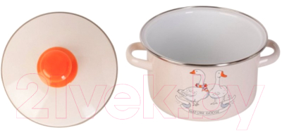 Кастрюля Prima Collection Два веселых гуся PC101FG20