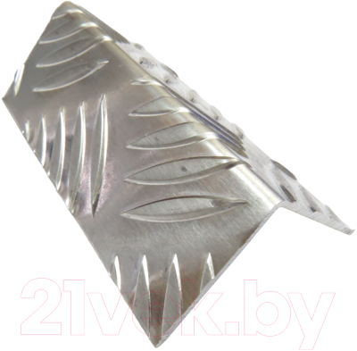 Уголок алюминиевый ПилотПро Рифленый 40х40 / 14601 - фото