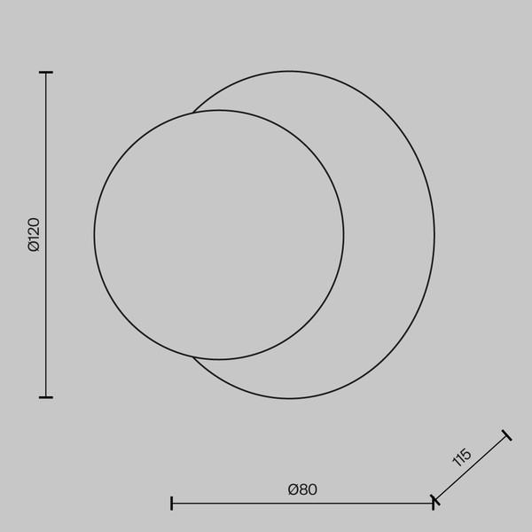Бра Maytoni Modern MOD331WL-L3BS3K