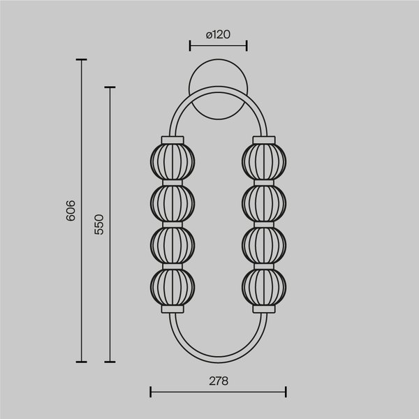 Бра Maytoni Modern MOD555WL-L11G3K