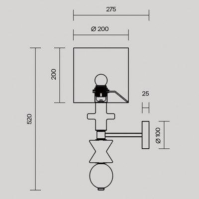 Бра Maytoni Modern MOD298WL-01W