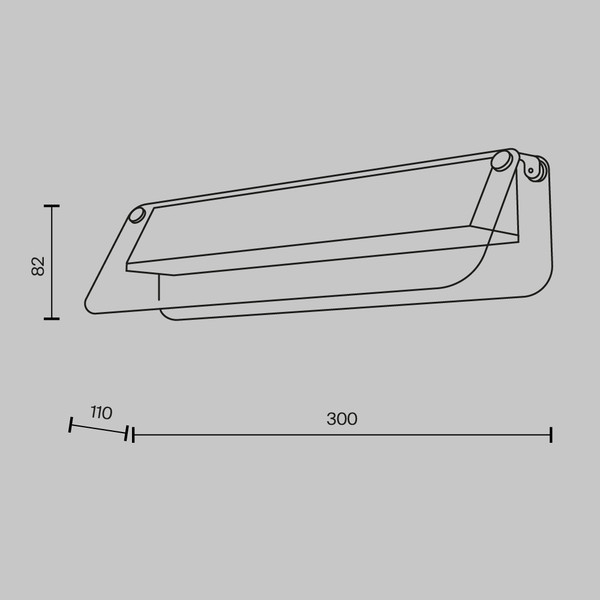 Бра Maytoni Modern MOD296WL-L6BS3K