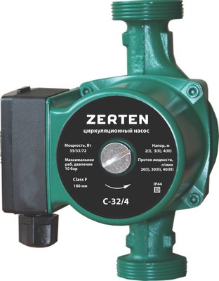 Циркуляционный насос Zerten C 32/4 - фото