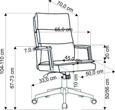 Кресло офисное Halmar Adriano