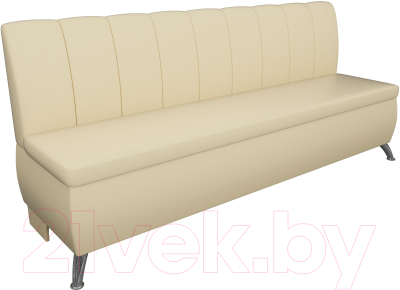 Скамья кухонная мягкая Лига Диванов Кантри 167 / 100154 (экокожа, бежевый)