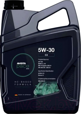 Моторное масло Avista Pace Evo C3 5W30 / 173505 - фото