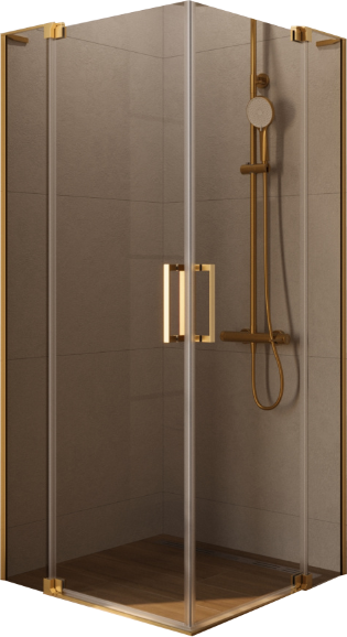 Душевой уголок Cezares SLIDER-A-2-80/90-BR-BORO - фото