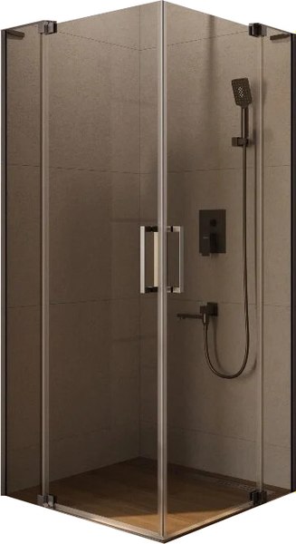 Душевой уголок Cezares SLIDER-A-2-80/90-BR-GM - фото