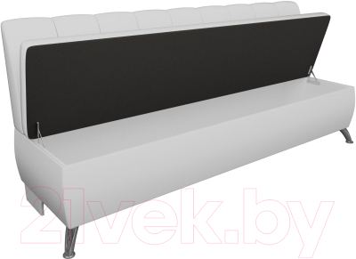 Скамья кухонная мягкая Лига Диванов Кантри 167 / 100155 (экокожа, белый)