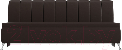 Скамья кухонная мягкая Лига Диванов Кантри 167 / 100156 (экокожа, коричневый)