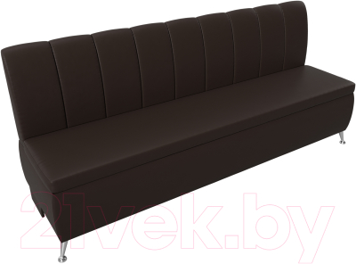 Скамья кухонная мягкая Лига Диванов Кантри 167 / 100156 (экокожа, коричневый)