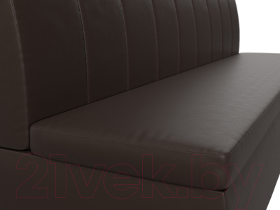 Скамья кухонная мягкая Лига Диванов Кантри 167 / 100156 (экокожа, коричневый)