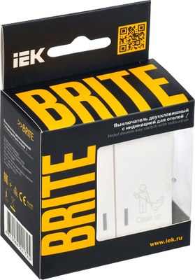 Выключатель IEK Brite BR-V20-2-10-K01