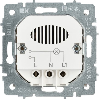 Выключатель IEK Brite BR-V11-0-10-K01
