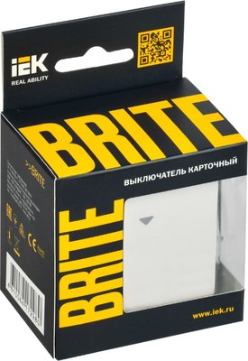 Выключатель IEK Brite BR-V11-0-10-K01