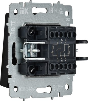 Выключатель IEK Brite BR-V20-2-10-K02