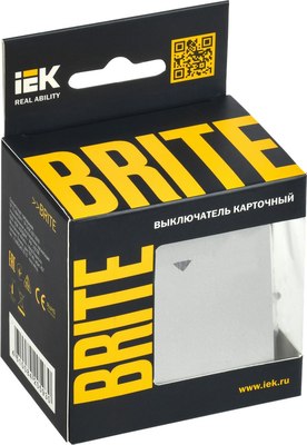 Выключатель IEK Brite BR-V11-0-10-K47