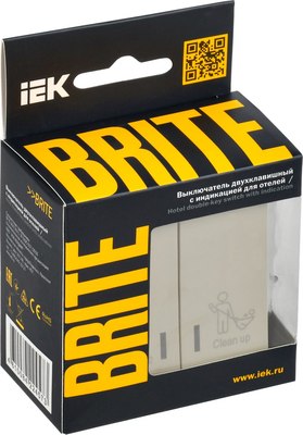 Выключатель IEK Brite BR-V20-2-10-K10