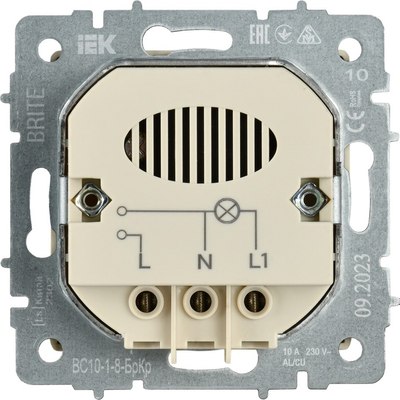 Выключатель IEK Brite BR-V11-0-10-K10