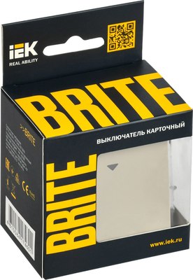 Выключатель IEK Brite BR-V11-0-10-K10