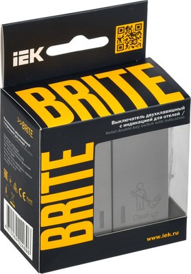 Выключатель IEK Brite BR-V20-2-10-K46