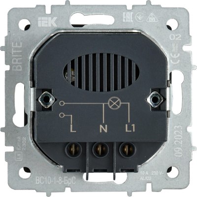 Выключатель IEK Brite BR-V11-0-10-K46