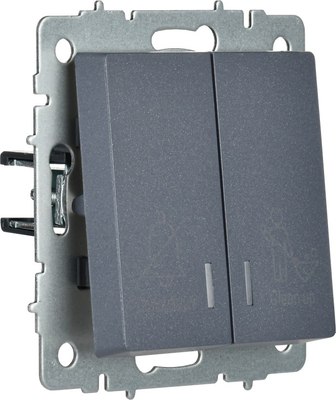 Выключатель IEK Brite BR-V20-2-10-K35