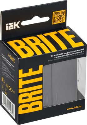 Выключатель IEK Brite BR-V20-2-10-K35