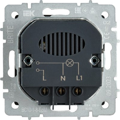 Выключатель IEK Brite BR-V11-0-10-K35