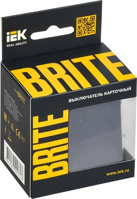 Выключатель IEK Brite BR-V11-0-10-K35