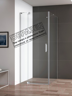 Душевой уголок Cezares SLIDER-AH-1-100-80/90-GRIGIO-GM