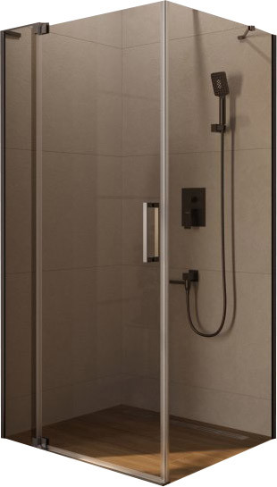 Душевой уголок Cezares SLIDER-AH-1-100-90/100-BR-GM - фото