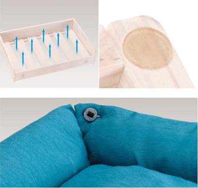 Лежанка для животных Ferplast Hall M / 70027200