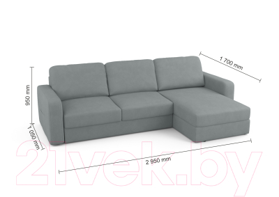 Диван угловой Mio Tesoro Aurora правый