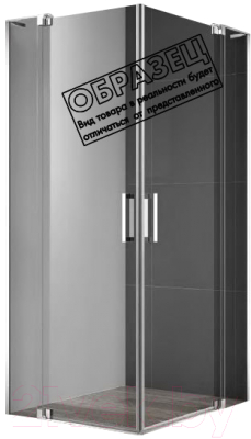 Душевой уголок Cezares SLIDER-AH-2-70/80-80/90-GRIGIO-GM - фото