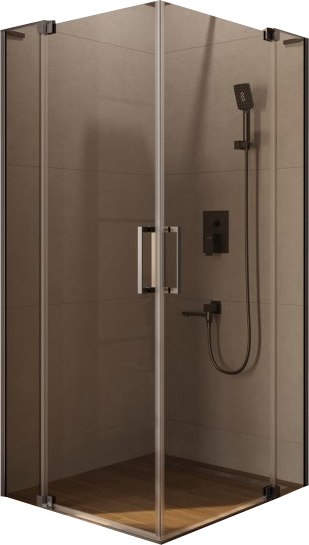 Душевой уголок Cezares SLIDER-AH-2-80/90-100/110-BR-GM - фото